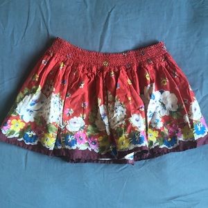 Hollister floral skirt